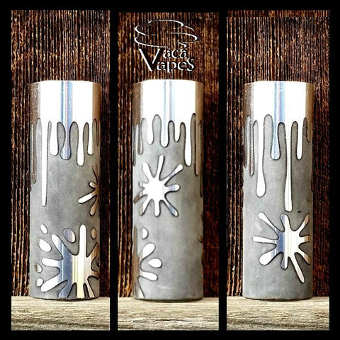 Custom Etched Aluminum Limitless Mod Sleeve. One of a Kind. Sleeve ONLY #0035