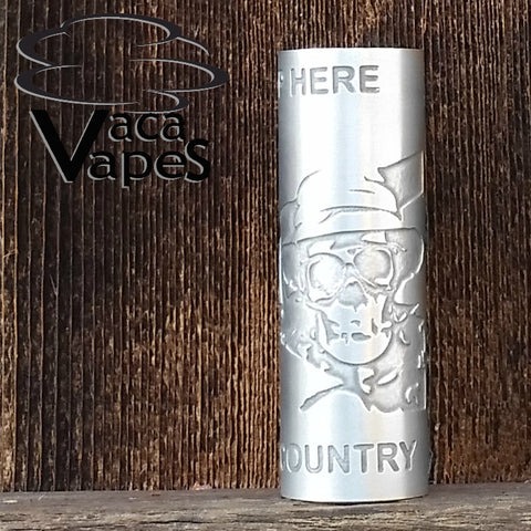 Custom Etched Aluminum Limitless Mod Sleeve. One of a Kind. Sleeve ONLY #0014
