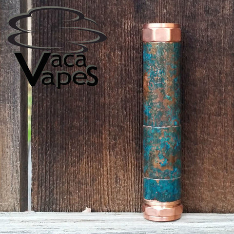 One of a Kind Forced Patina 18650 Copper King V1 Mod Clone #559