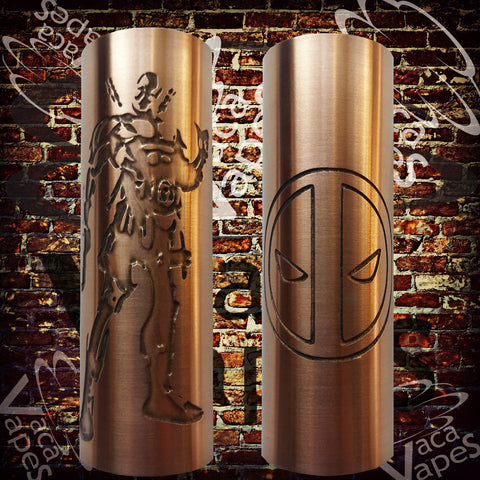 Etched SLEEVE for Limitless Mods by VacaVapes in Copper, Brass Aluminum #L0024