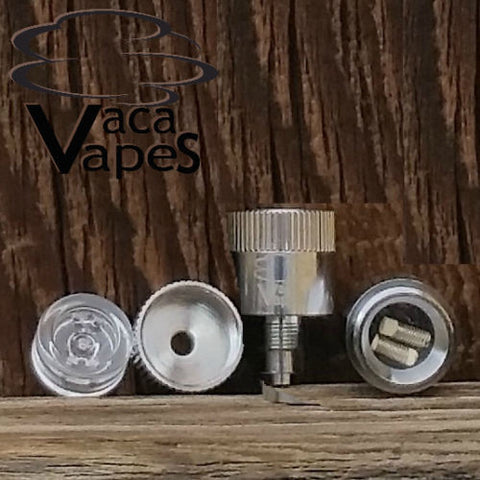 Tumbler Type 2G Coils with Glass Cups and Ceramic Rod Wicks for the Cannon v1.2 and Railv1.0 Atomizer