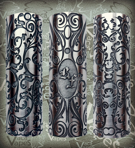 Etched SLEEVE for Limitless Mods by VacaVapes in Copper, Brass Aluminum #L0026
